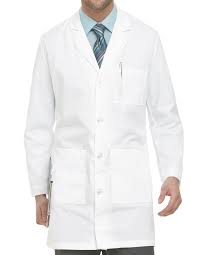 la 3124 landau 37 inch mens multiple pockets protective lab coat