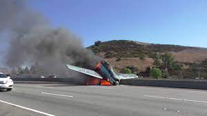 The crash site was a 0.5 kilometers south of the angels gate light. Small Plane Crashes On 101 Freeway In Agoura Hills Abc7 Los Angeles