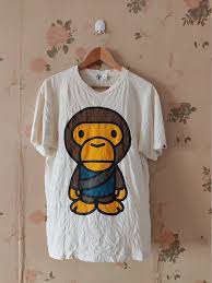 1993年4月1日、東京・原宿にて創業。ファッションブランド〈a bathing ape®〉を展開。店舗として「bape store®」「bapexclusive™」「bape kids®」「a bathing ape pirate store®」を中心に運営し、ワールドワイドに事業を拡大している。 Buy A Bathing Ape Baby Milo T Shirt Cheap Online