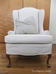 Custom Canvas Slipcover For Wingback Chair Slipcovers For Chairs Wingback Chair Slipcovers Wingback Chair Covers
