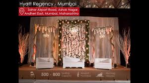 Hyatt regency mumbai international airport otel'a 5 dakikalık yürüme mesafesinde yer alan peshawri sizi hint mutfağı ile şımartacak. 5 Star Wedding Hotels In Andheri Mumbai Weddingz In Youtube