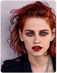 Kristen Stewart Makes A Stunning Redhead Henna Red Hair Beautiful Copper Shiny Glossy Freckl Redhead Makeup Red Hair Green Eyes Stunning Redhead
