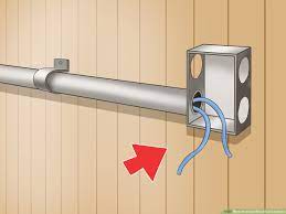 In north america, rigid conduit, emt or flexible conduit all have to be fastened or supported within 18 inches of where the conduit terminates into the connected device. How To Install Electrical Conduits 6 Steps With Pictures