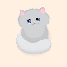 When a cat gets mature, her eyes take their natural color inherited from the ancestors. Pretty Grey Kitten With Blue Eyes On Pink Background Free Vector Download 127579 Cannypic