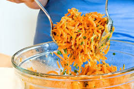French Grated Carrot Salad With Lemon Dijon Vinaigrette Once Upon A Chef Recipe Carrot Salad Grated Carrot Salad Vinaigrette Recipes