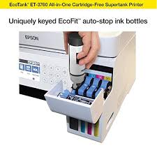 Get 24 iso ppm (black/colour)† print speeds, plus fast scan speeds. Epson Ecotank Et 3760 Wireless Color All In One Cartridge Free Supertank Printer With Scanner Copier And Ethernet Regular Pricepulse
