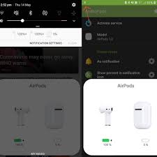 Android news, reviews, tips, and discussions about rooting, tutorials, and apps. If You Re Using Your Airpods With An Android Device You Should Check Out The Andropods App It Allows You To See Your Airpods Charge Levels From The Notification Panel And Also Via