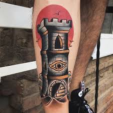 Ragtime tattoo is made of three studios. By Arseniybojinovtattoo Oldworkers Oldschooltattoo Oldschool Oldschoolink Traditionaltattoo Traditional Tattoo Design Castle Tattoo Traditional Tattoo Art