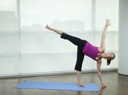 Half Moon Pose Ardha Chandrasana Gaiamtv All Yoga Poses Yoga Poses Pigeon Pose Yoga