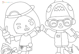 These free, printable summer coloring pages are a great activity the kids can do this summer when it. Toca Boca Coloring Pages New Pictures Free Printable