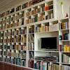 Modern shelves and modern bookcases. 1