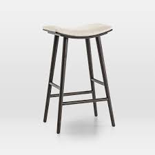 We offer the largest selection of upholstered restaurant bar stools on the internet. Oak Wood Upholstered Saddle Bar Counter Stools