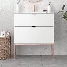 Victorian bathroom vanities at affordable price to fit any bathroom, add style and performance to your bathroom with victorian bathroom vanity units at listvanities.com. Amazon Com Aspen 32 Bathroom Vanity Cabinet And Sink 32 X35 X18 White Rose Gold Kitchen Dining