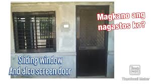 Beautiful windows grill design ideas. Sliding Window And Alco Door 2020 Magkano Nagastos Ko Youtube