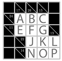 A puzzle with only 0's and 1's. Solving Kakuro Puzzle 5x5 In Prolog Stack Overflow