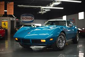 Image result for Blue Green 1973 Corvette