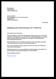 Sie sind sich unsicher, wie sie richtig eine kündigung schreiben? Eigenkundigung Muster Tipps Fristen Formulierungen