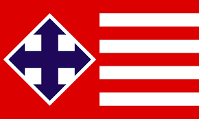 Piros zászló a nemzetközösség / szövetségi csillaggal az emelőn és a déli kereszttel a teljes felében. Nyilaskeresztes Arpadsavos Zaszlo Lesz Uj Zeland Uj Lobogoja