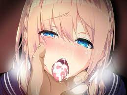 Drink? Spit? : Secondary erotic pictures on cum on tongue - 12/40 - Hentai  Image