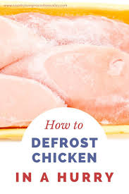 How to safely thaw frozen chicken 🐓 what's the safest way to thaw frozen chicken? How To Quickly Defrost A Chicken Safe Methods To Thaw Chicken Thawing Chicken Defrost Chicken Defrost Chicken Quickly