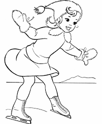 Make a coloring book with ice skating for one click. Pin On Seasons Coloring Pages