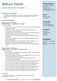 Junior Analyst Resume Samples Qwikresume