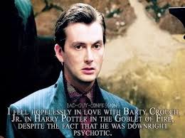 Harry Potter And The Goblet Of Fire David Tennant David Tennant As Barty Crouch Jr Doctor Which Barty Crouch Jr Harry Potter David Tennant Doctor Who