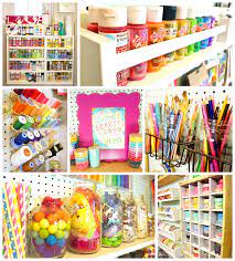 Craft room with lots of diy projects! Craft Room Tour Happiness Is Homemade