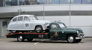 Standard Vanguard Phase 1 And Vanguard Transporter Triumph Cars Vintage Race Car Car Carrier