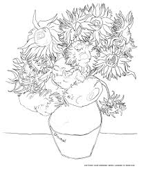Van Gogh For Children Vincent Van Gogh Kids Coloring Pages