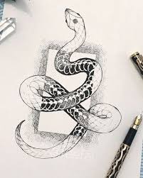 Snake Art Drawing Sketch Art Drawing Sketch Snake Snake Drawing Snake Art Snake Painting