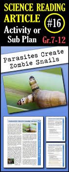 In This Article Students Will Read About The L Paradoxum Parasite That Infects Snails The Parasite T Science Reading Life Science Activities Science Lessons