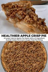 Other sugar free dessert recipes you might also like. Healthier Apple Crisp Pie Kodiak Cakes Pie Crust With Sugar Free Filling
