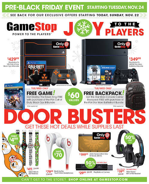 GameStop Pre-Black Friday Deals Revealed, See Them Here - GameSpot