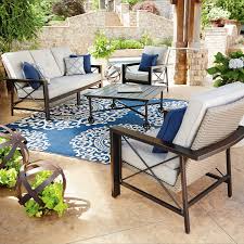 Member S Mark Katana 4 Piece Seating Set Sam S Club Patio Furniture Layout Outdoor Patio Furniture Backyard Layout