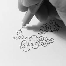 Pin By Niche World Shares On Smokey Easy Drawings Cloud Art Cloud Drawing