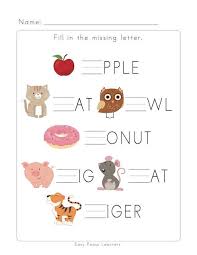 Kids can practice alphabetical order as well as writing uppercase and lowercase free printable uppercase missing alphabet worksheet a to z. Fill In The Missing Letter Worksheets Easy Peasy Learners