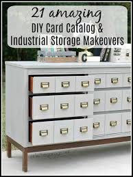 Maybe you would like to learn more about one of these? 21 Amazing Diy Card Catalogs And Industrial Storage Makeovers Girl In The Garage