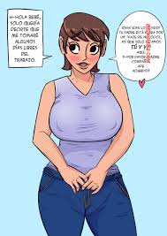 Comic Porno- Mother and Son Home Alone- MILF Morena Tetona