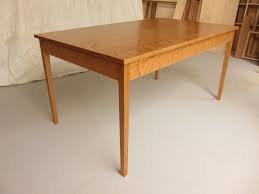 The most common cherry wood desk material is wood. Hand Crafted Shaker Mid Century Modern Figured Cherry Dining Table Desk By Gary Jonland Custommade Com