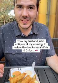 Gordon Ramsay Fish and Chips Review with Food Critic Husband