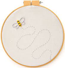 All popular formats for home embroidery machines. Bee Embroidery Pattern Simple Embroidery Bee Embroidery Hand Embroidery Stitches
