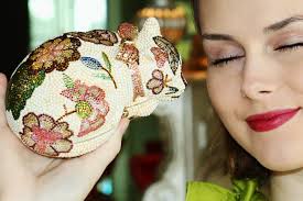 JUDITH LEIBER CRYSTAL HANDBAG CLUTCH