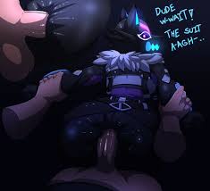 holding arms, anal sex, anal through clothes, female, pack leader highwire  - R-34.XYZ