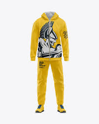 Download Men S Sport Suit Mockup Front View In Apparel Mockups On Yellow Images Object Mockups