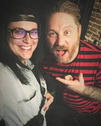 Met @jonathanjeter13 the drummer from @reverendhortonheat playing guitar  and belting out vocals for his band Jonathan Jeter and the Revelators. Had  a blast last night at @therevelatorsband show! They rocked the house!