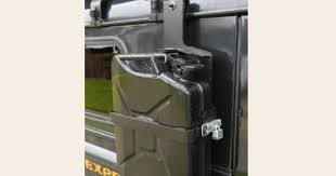 Land Rover Defender Side Mount Jerry Can Holder By Front Runner Jerry Can Land Rover Motorcycle Camping Gear