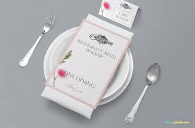 Customizable Menu Mockup Free Psd Scene Zippypixels Menu Mockup Free Menu Mockup Mockup Free Psd