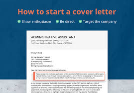 How To Start A Cover Letter 7 Cover Letter Introduction Examples