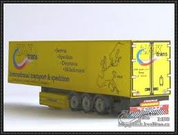 Paper Modelvolvo Trucks Schwarzmuller Truck Trailer Paper Model Is Created By Michal Kruzik Paper Models Free Paper Models Paper